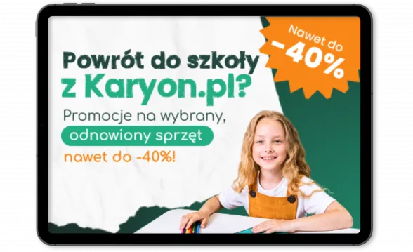 Promocja na powrót do szkoły w Karyon
